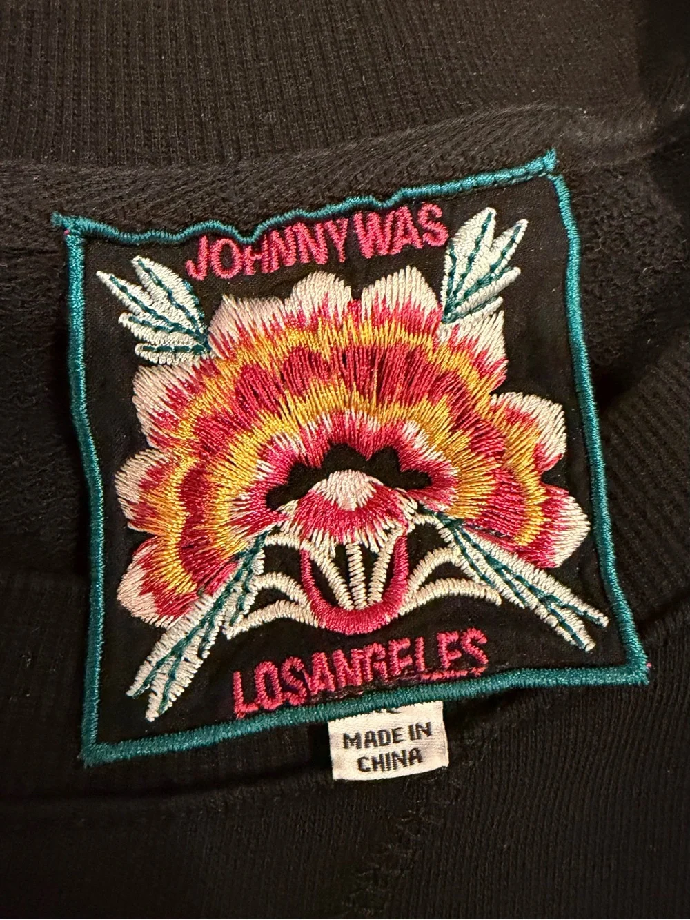 Johnny Was Route 66 Arizona Embroidered Bird  Sweatshirt - Picture 11 of 13
